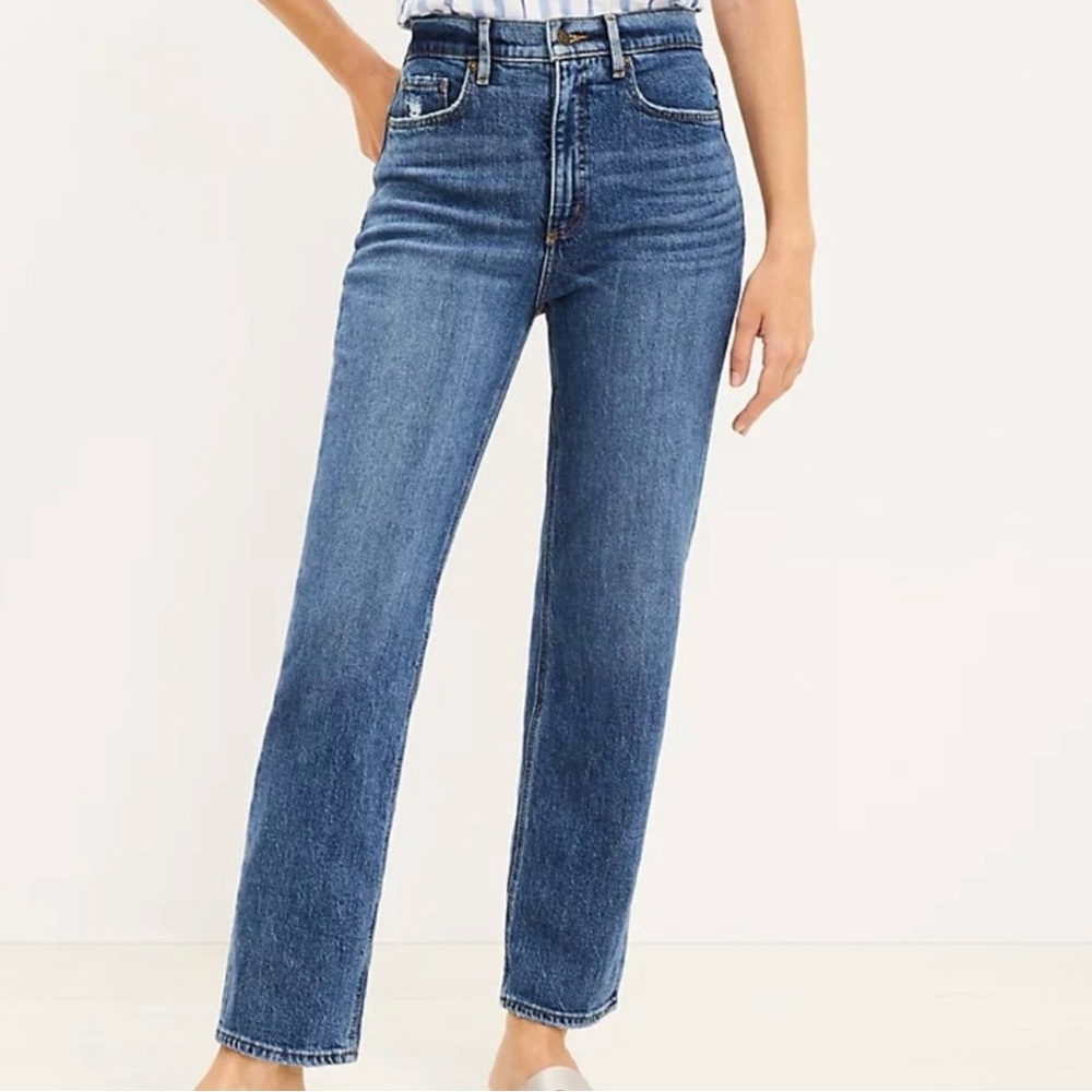 Loft Women’s Straight Crop Jeans Size 4